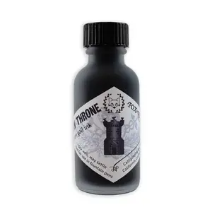 Fox & Quills Hand-Mixed Iron Gall Calligraphy Ink, 30mL Glass Bottle