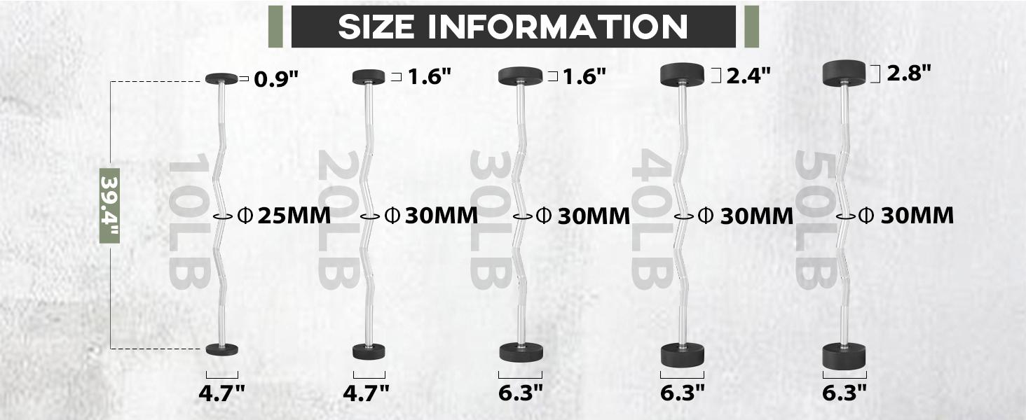 Pre-Loaded EZ Curl Barbell Set – 20 lb Fixed Weight Barbell for Strength Training & Weightlifting with Knurled Handle Design & Durable PVC Coating Muscle Exercise Equipment Home Gym Equipment Pre-Loaded EZ Curl Barbell Set – 20 lb Fixed Weight Barbell for Strength Training & Weightlifting with Knurled Handle Design & Durable PVC Coating Muscle Exercise Equipment Home Gym Equipment