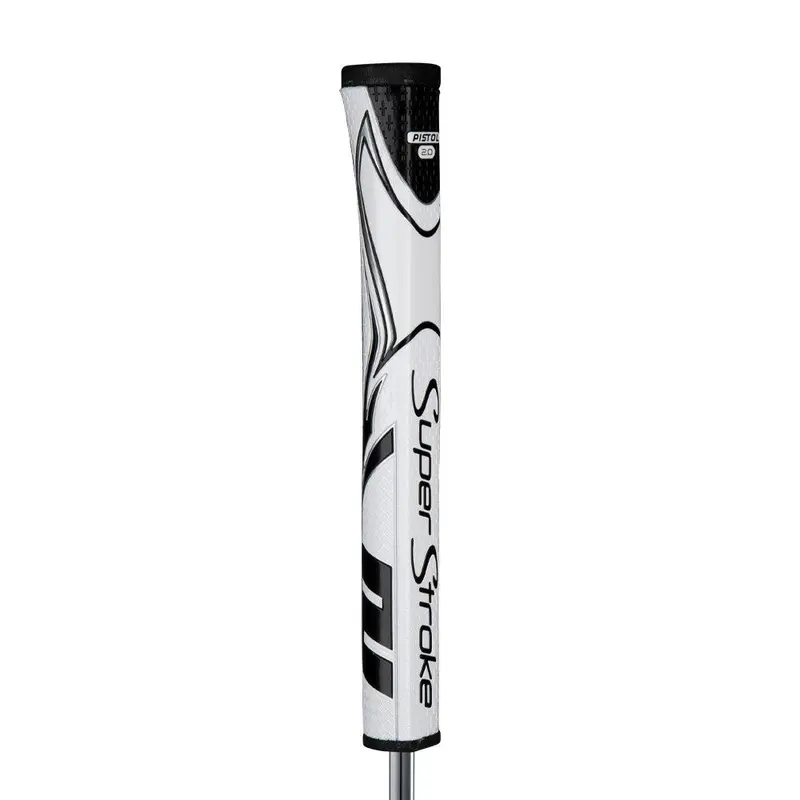 SuperStroke Zenergy Pistol 2.0 Unisex Putter Grips - 51g Modern Classic Golf Equipment, Even Pressure, Locking Top, No Taper Technology, Multi-Size Club Parts