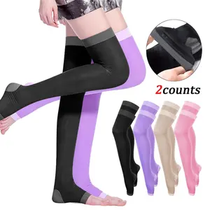 High Compression Leg Sleeves for Men & Women, Running Basketball Yoga Support, Sports Ankle Brace, Comfortable Athletic Gear
