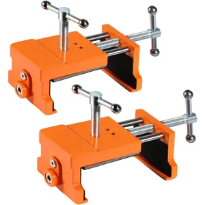 Professional Woodworking Alignment Tool Cabinet Jig Adjustable Panel Jig System for Cabinet Making 4-Point Positioning Jig 2-Pack Orange