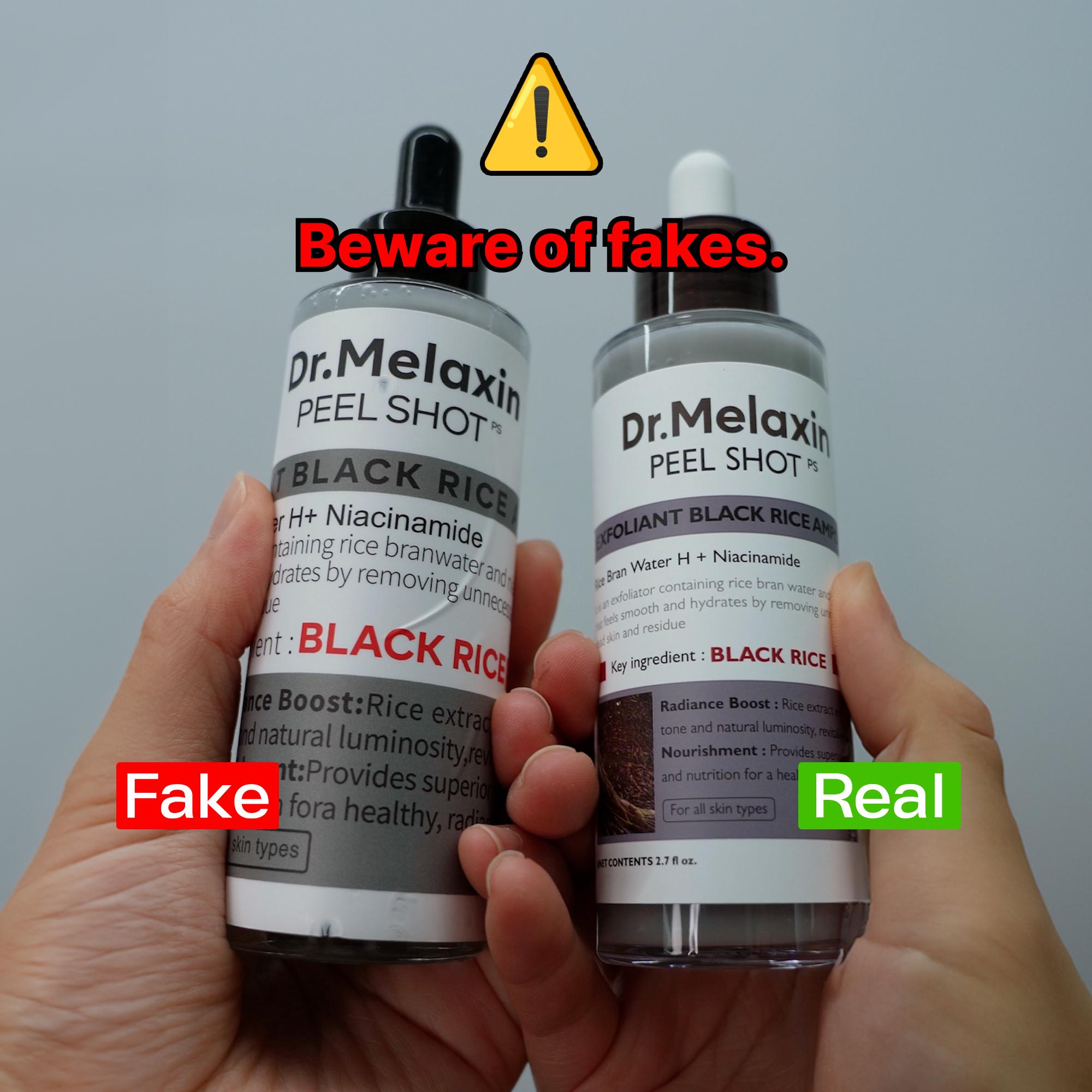 [Dr.Melaxin Official] Peel Shot Glow White Rice Peeling Ampoule, Black Head Remover Korean Skin Care Soft Exfoliating Face and Body Dead Skin Cells Remover for All Skin Types, 80ml