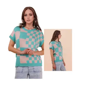 Women’s Checkers Vest Top