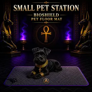 Small Pet Station – BioShield Grounding Mat 🐾⚡𓂀