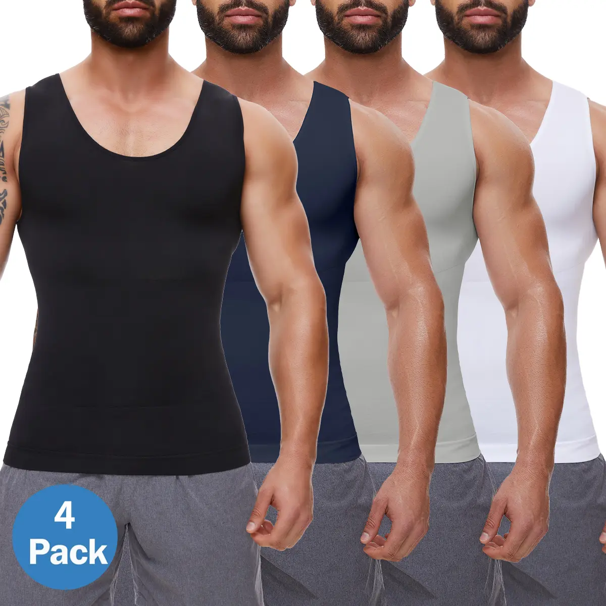 Black+White+Gray+Navy Blue