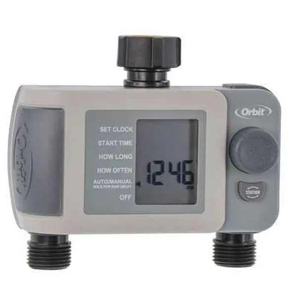 Orbit Irrigation 58910 Programmable 2-Sprinkler Timer, Automated Irrigation Watering Equipment for Home Garden Watering Systems