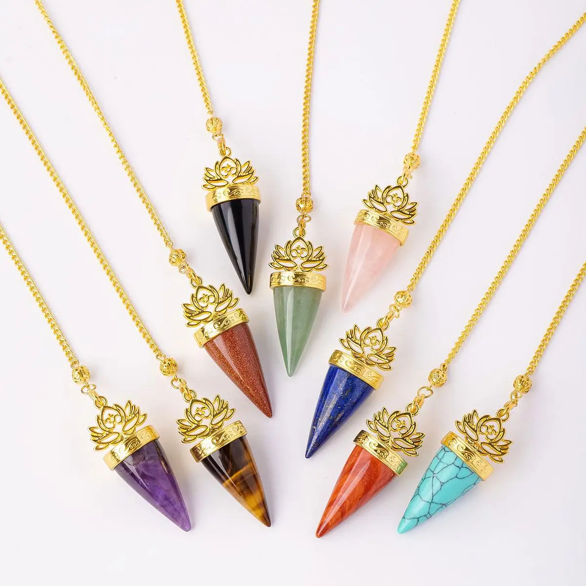 1pc Natural Amethyst Bullet-Shaped Pendulum with Rose Quartz, Energy Healing Crystal Pendant Natural Crystals for Divination and Health, Unique Spiritual Gift