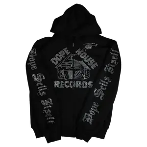 DHR Rhinestone Zip-Up Hoodie (Premium)