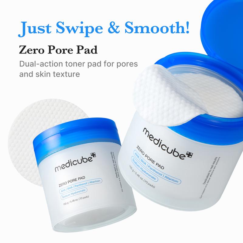 [medicube] Zero Pore Pads (AHA + BHA) |  Korean No.1 Viral Toner Pads