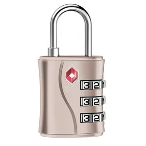 ZHEGE Suitcase Locks Combination, ForBackpack, Laptop Bag, Handbag and Tent Zippers, 3 Digit Padlock for Gym combination lock