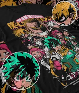 My Hero Academia Vintage Special Unisex T-shirt, Anime Shirt, Japanese Anime Shirt, Fashion Cotton, Full Colors, Full Sizes, For Men, For Women
