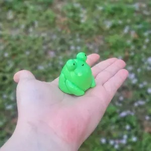 Mini Mates, Frog, Cottage Core, Desk Friend, Paper Weight, Polymer Clay Accessory, Gift, Decor