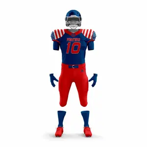 Fighter Blue American Football Uniform