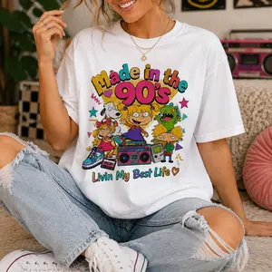 90s Cartoon Characters T-Shirt | Retro Nostalgia Tee