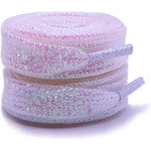 One Pair of Metallic Glitter Shoelaces From Sparkly Shoe Laces