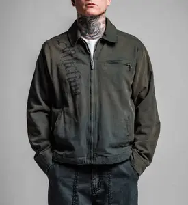 Affliction Men's  Zip Jacket Cross