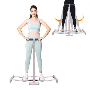 Ski Machine Foldable, Simulated Ski Trainer with 4-Level Adjustable Non-Slip Pedal Armrest, Pelvic Floor Muscle Trainer