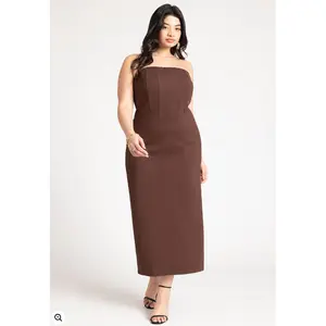 ELOQUII Women's Corset Column Dress