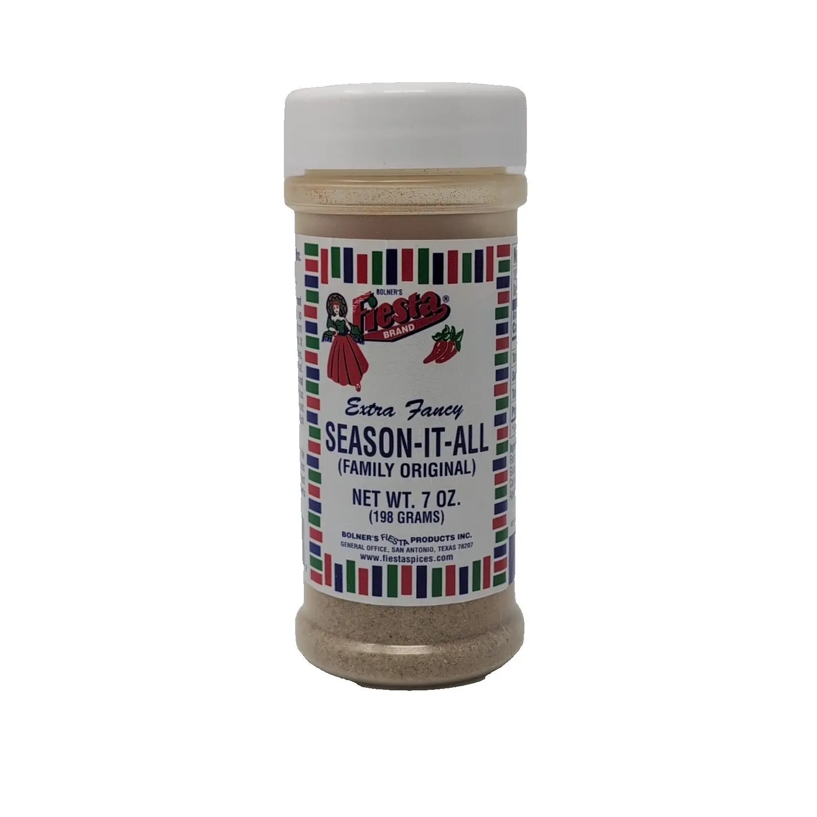 Bolner's Fiesta Extra Fancy Season-It-All 7 Ounce Plastic Shaker