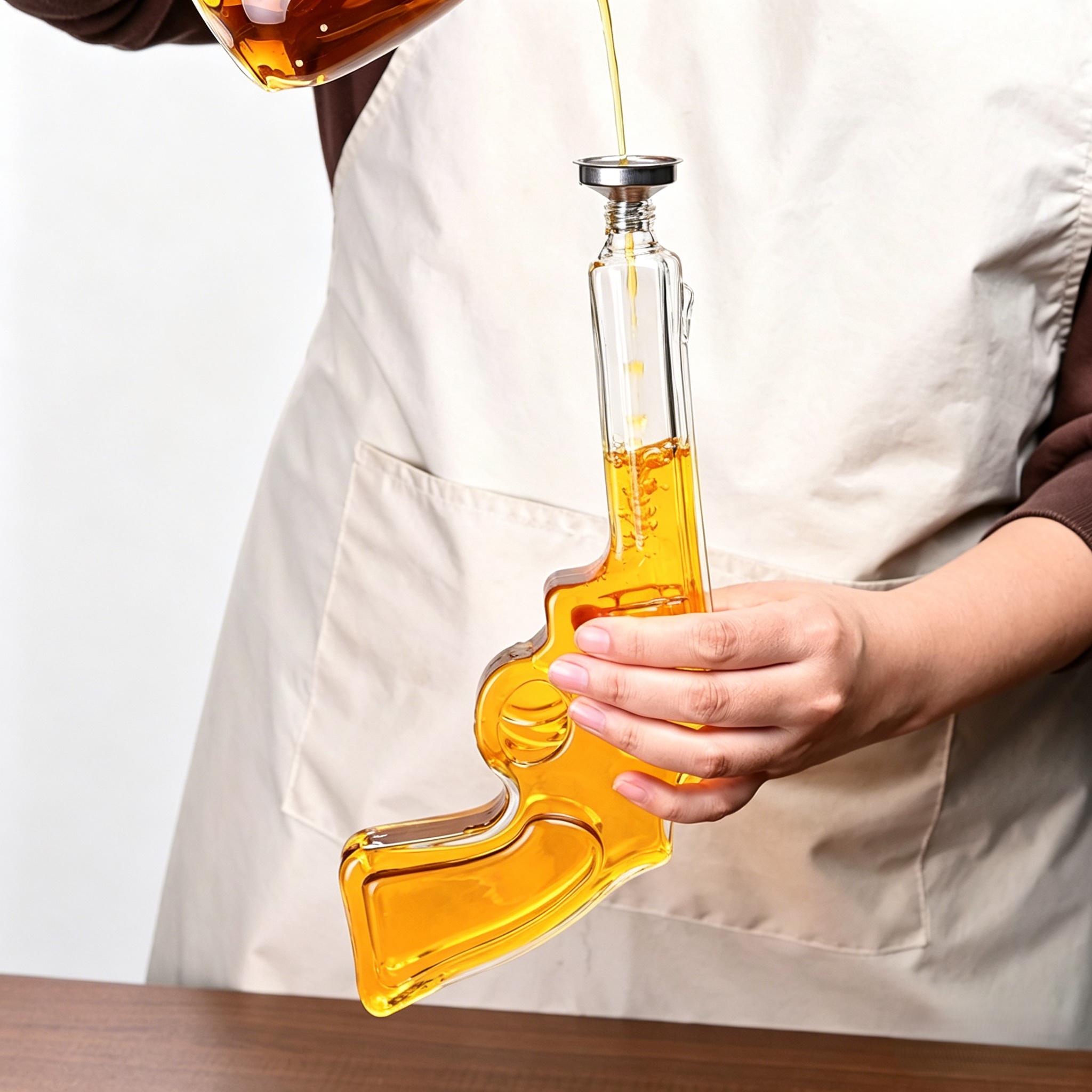 Revolver Whiskey Decanter Set with 2 Bullet-Shaped Shot Glasses,Gifts for Men Dad, Anniversary Military Alcohol Utensils Present for Brother.,Fathersdaygift Revolver Whiskey Decanter Set with 2 Bullet-Shaped Shot Glasses,Gifts for Men Dad, Anniversary Military Alcohol Utensils Present for Brother.,Fathersdaygift