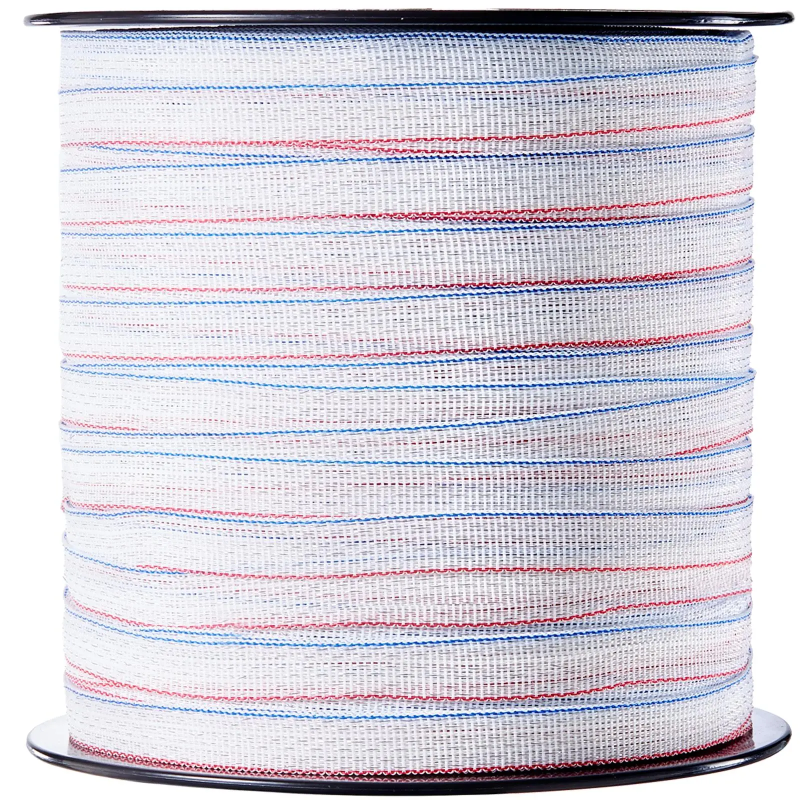 【Summerfinds】VEVOR Electric Fence Polytape, 1640 ft/500m 3/4" HDPE Fiber High-Vis Hot Wire with 6 Stainless Steel Strands, 180 lbs Capacity, UV Resistance, Rust Resistance, Portable Horse Protection