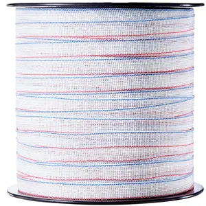 VEVOR Electric Fence Tape,  1640Ft 500M Polytape Fencing Hot Wire, 3/4" Width 6 Stainless Steel Strands for Reliable Conductivity, UV & Rust Resistance, Portable Polywire for Horse Cattle Livestock