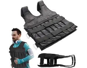 Weight Training Exercise Weighted Vest Fitness Training Workout Sport 110lbs Weighted Adjustable