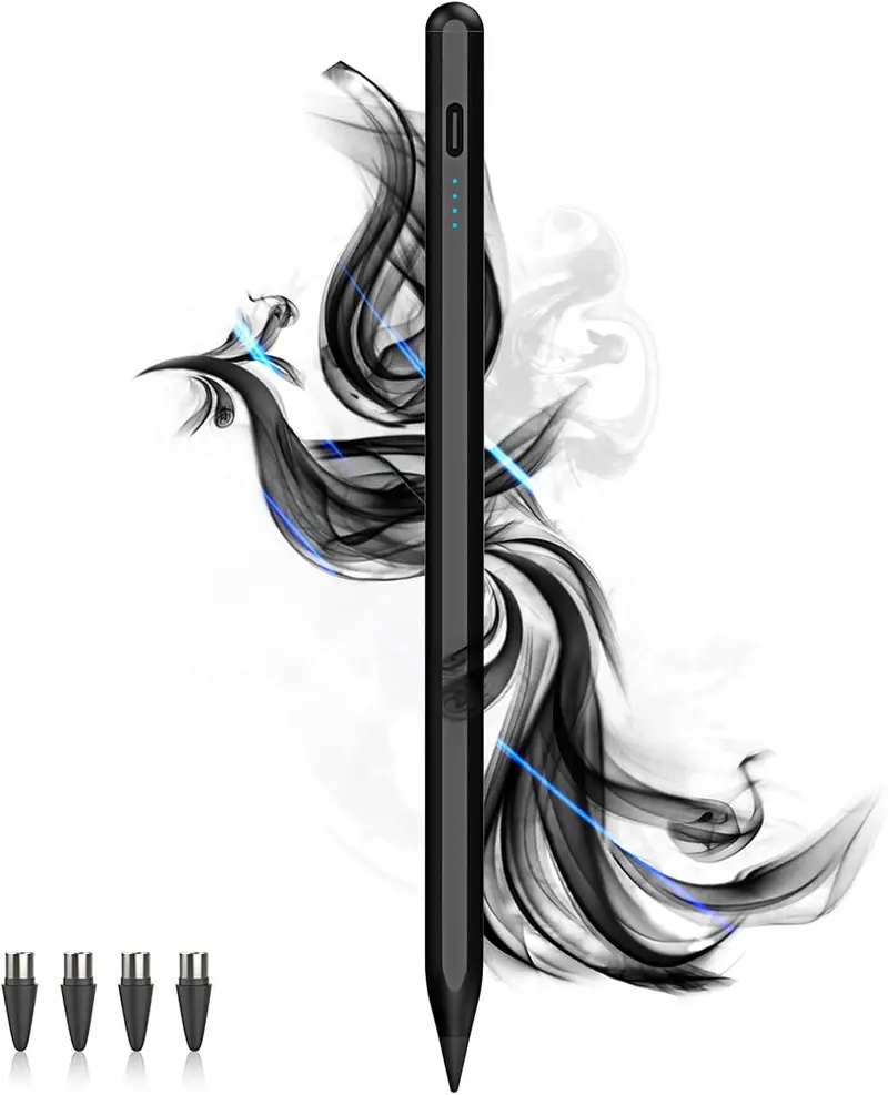 Stylus Pens for Touch Screens Power-Display Tablet Pen POM Tip  Digital Touch Pen Compatible with /iPad/iPad Pro//and Other iOS/Android Smartphone and Tablet Devices (Black)