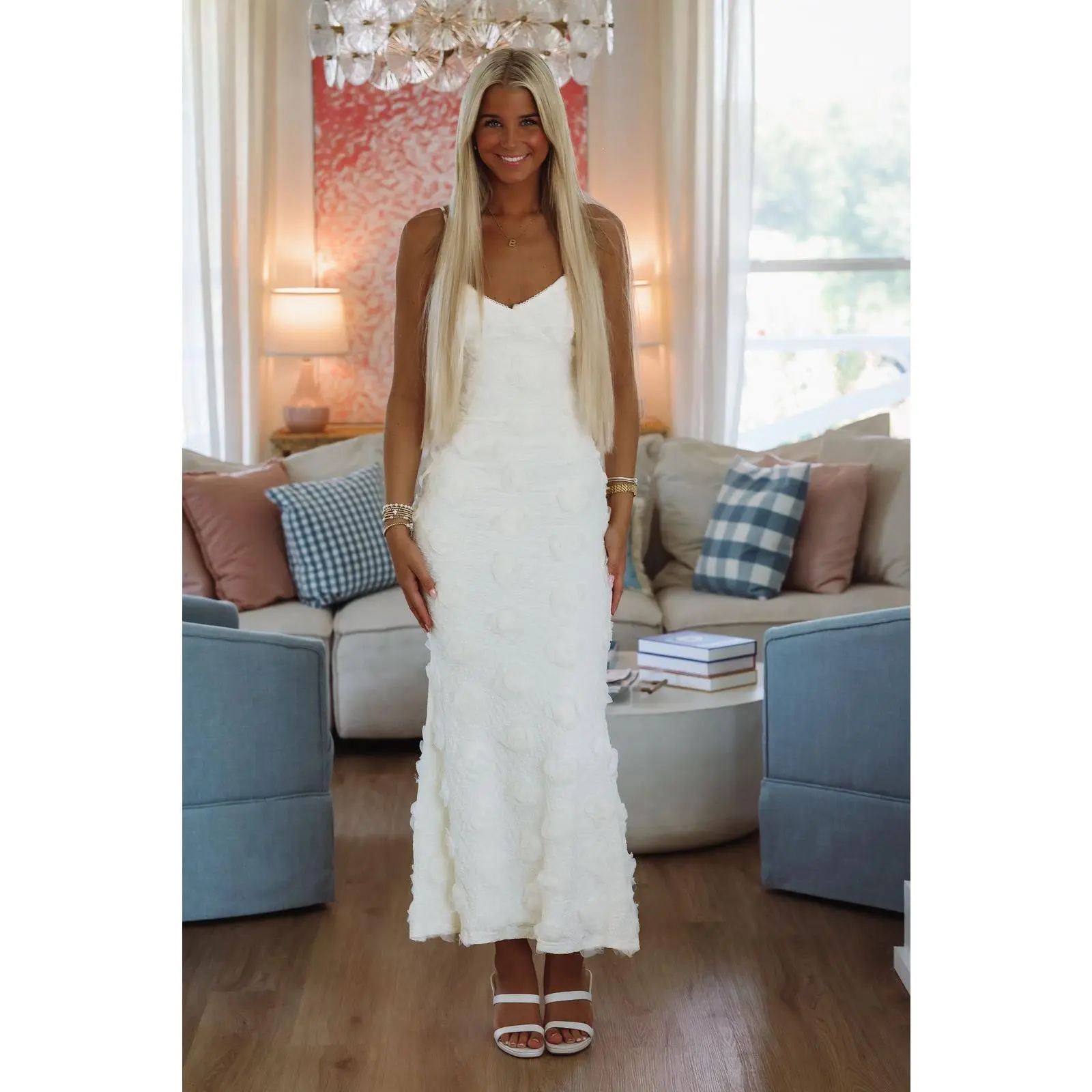 Stay With Me Maxi Dress - Ivory (FINAL SALE)