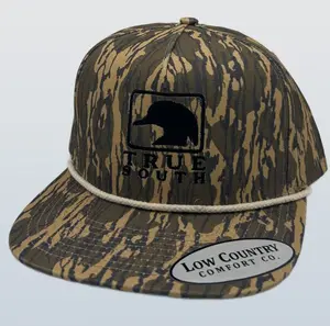 Low Country Comfort Co. "True South Wood Duck" Gramps Cotton Tree Bark Rope Hat