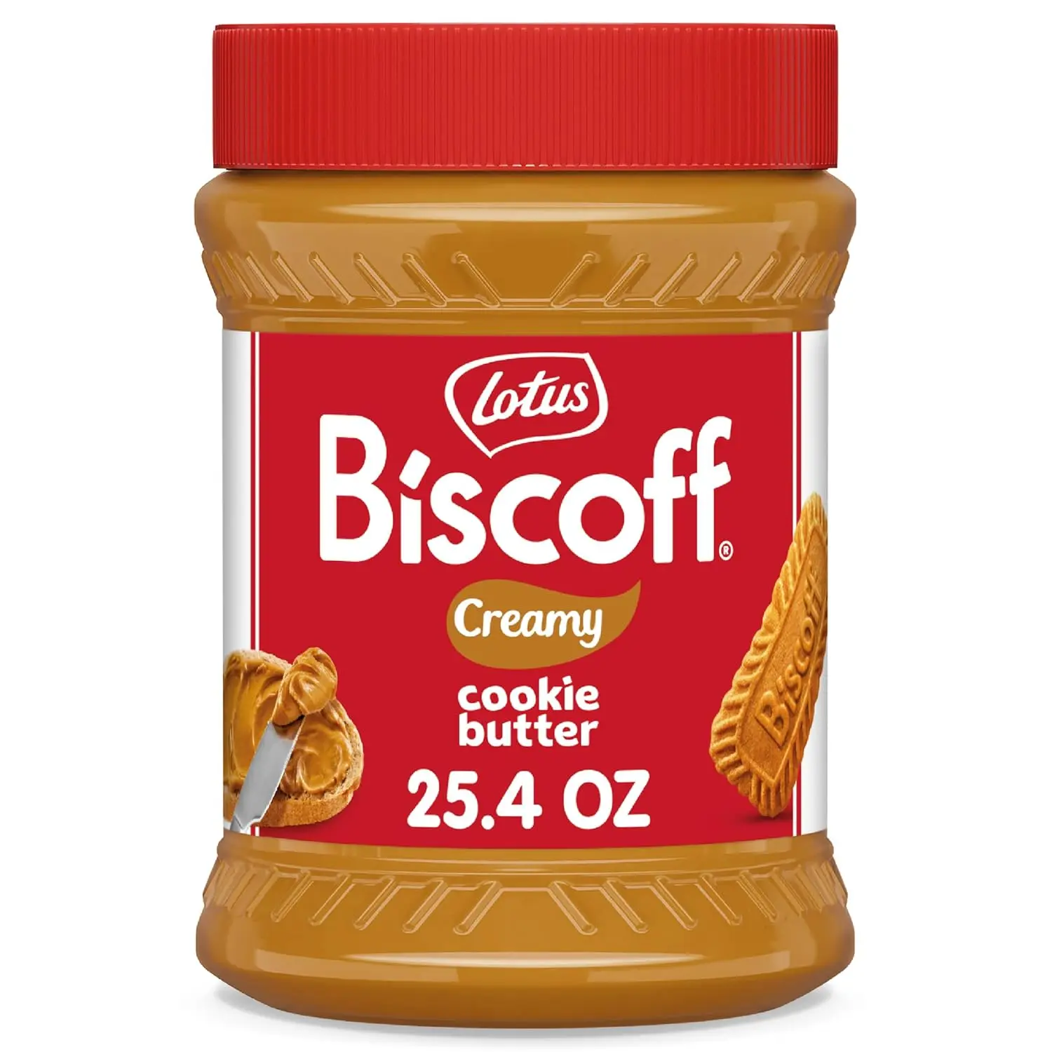 Cookie Butter Spread, Creamy, non GMO + Vegan, 25.4oz