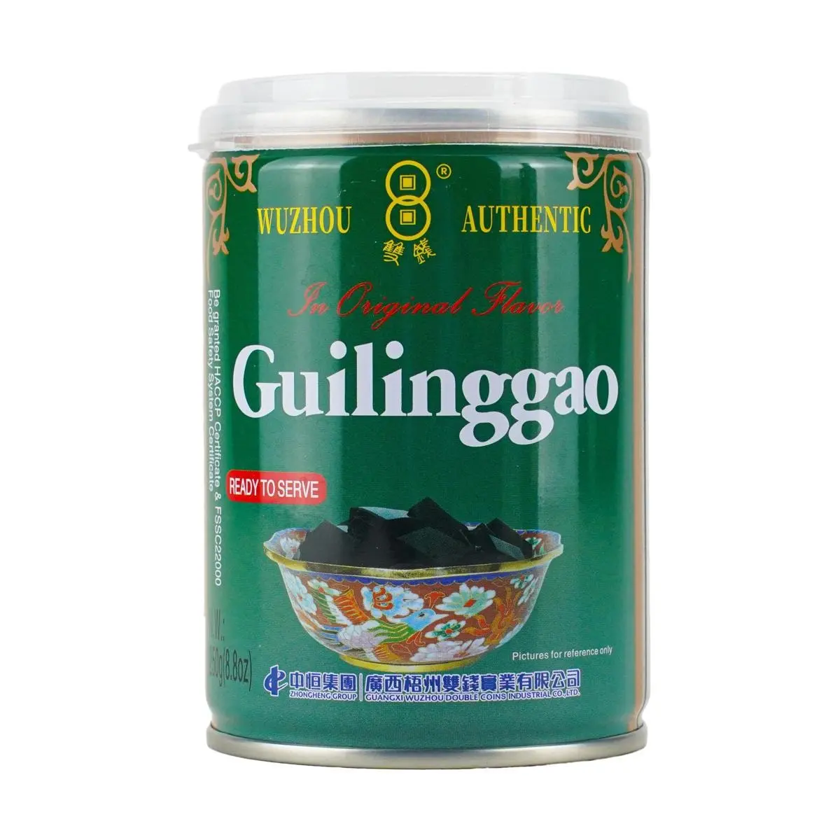 COINS Guilin Style Guilin Grass Jelly (Gui Ling Gao) - Original Flavor, 250g Canned Herbal Jelly Dessert