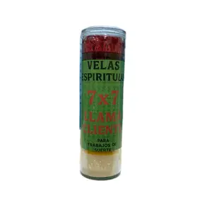 Veladora 7x7 LLAMA CLIENTE - Espiritual Candle