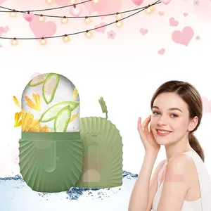 Ice compress massager is suitable for the face and eyes. It is a reusable silicone mold facial massage and care tool, used for relaxing pores and anti wrinkle multifunctional use. It is an ideal gift for your beloved woman