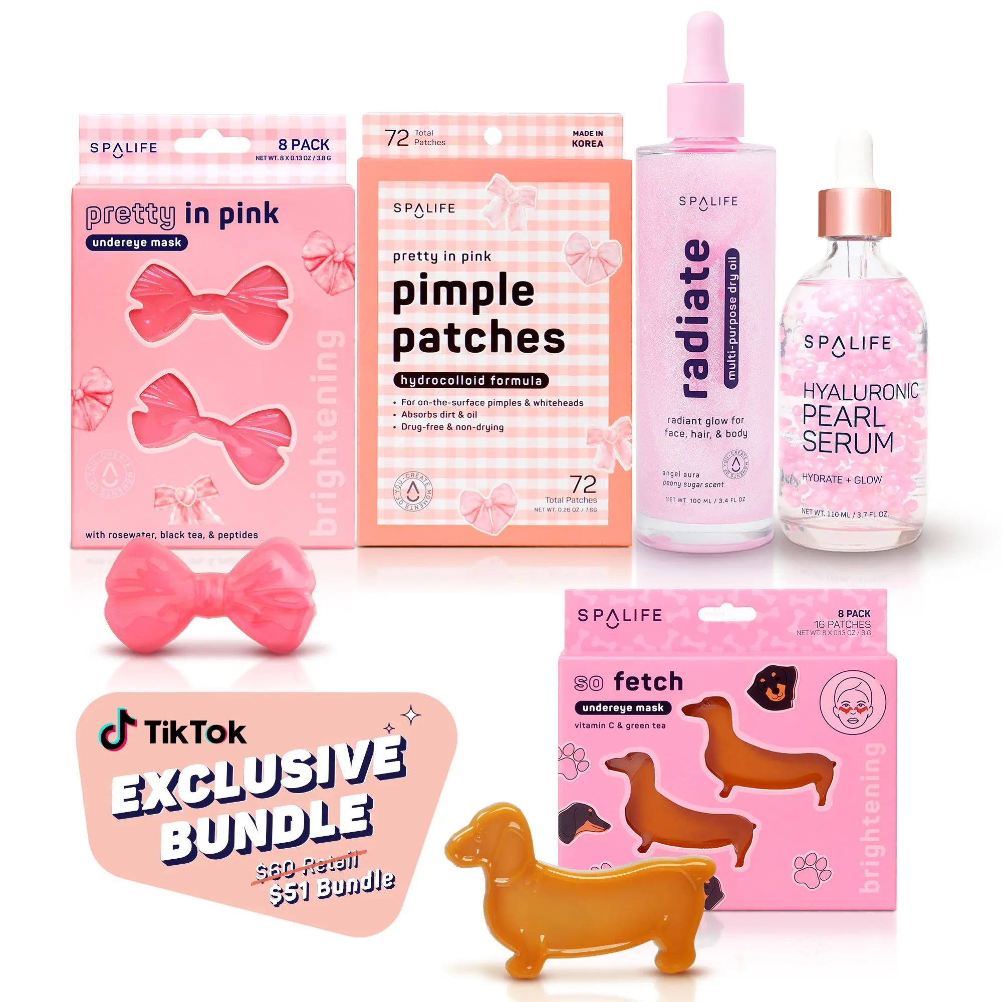 Pink Glow Essentials Self-Care Bundle