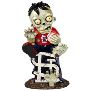 St. Louis Cardinals Zombie Figurine - On Logo