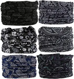 Neck Gaiter Mask Face Scarf Bandana Tube Cover Headwear Balaclava Headband Headwrap for Men and Women