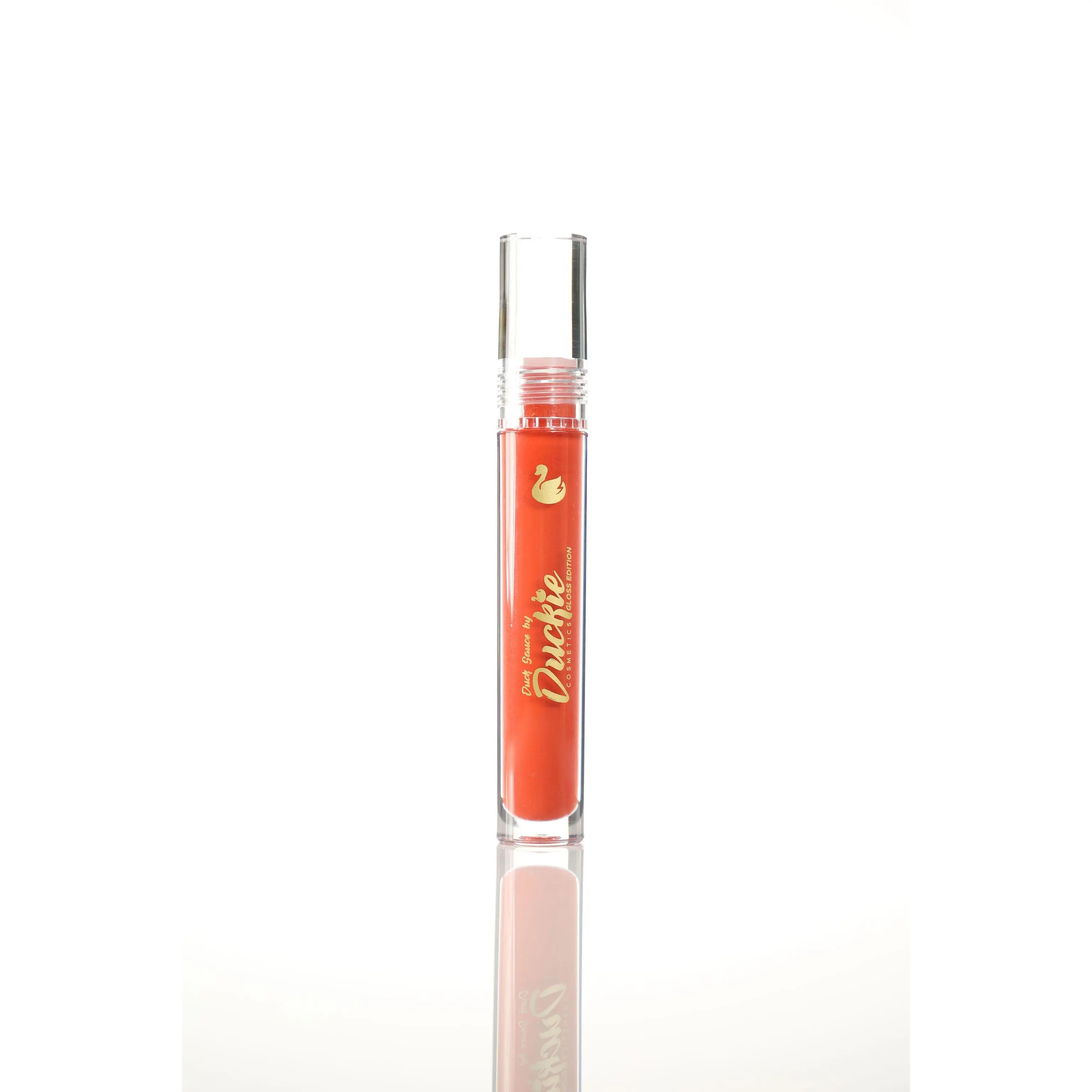 Duck Sauce Ruddy - Gloss Edition Lip Glaze High Shine Makeup Cosmetic for All Skin Types US Origin 24 Months Shelf Life