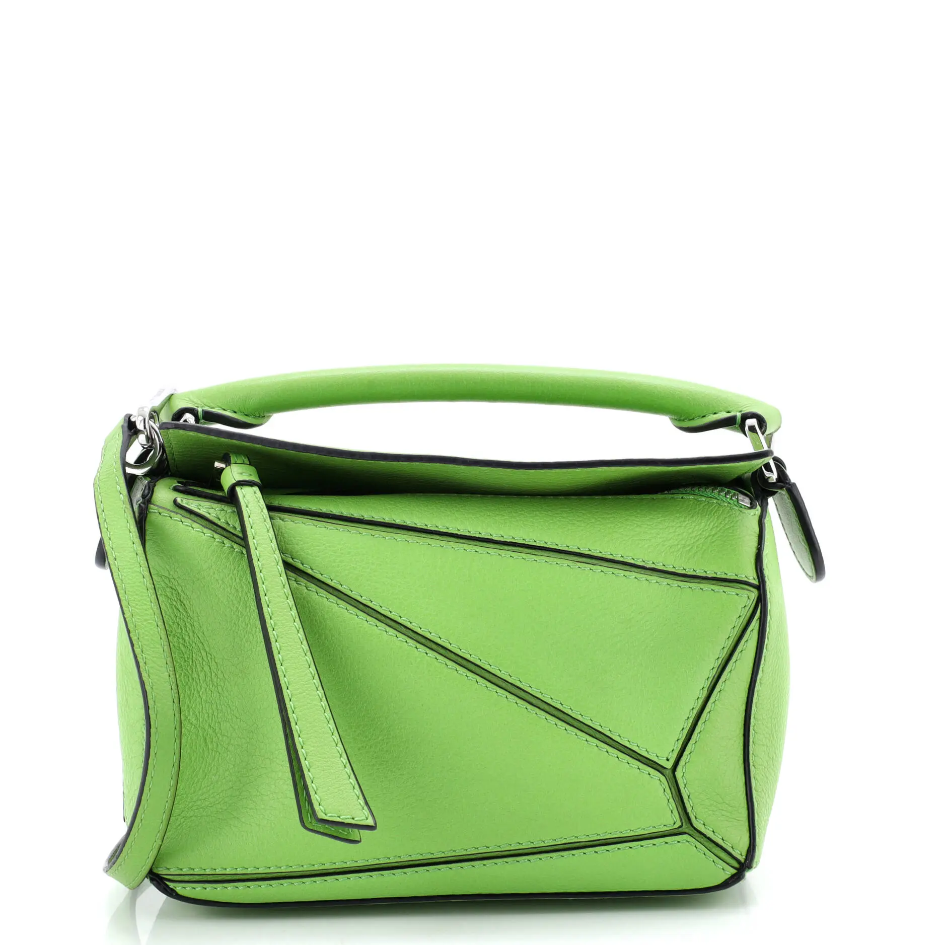 Pre-owned Loewe material Messenger Bags Puzzle Bag Leather Mini by Rebag