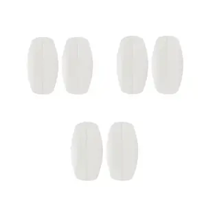 6-Pack Silicone Shoulder Straps Non-Slip Pads, Bra Anti-Slip Shoulder Stabilizer, Multi-Color Invisible Pressure Relief Shoulder Pads