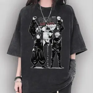 Vintage Gojo and Geto Shirt,  Gojo Shirt, JJK Shirt, Anime Graphic Tshirt, Anime Gift Tshirt, Vintage Anime Shirt