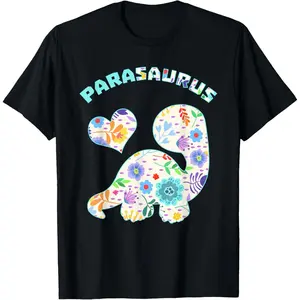 Parasaurus Paraprofessional Paraeducator Dinosaur Lover T-Shirt