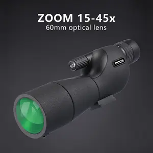 15-45x60 zoom monocular telescope with high magnification and high definition can view the moon, craters, and connect to a mobile phone to capture scenery