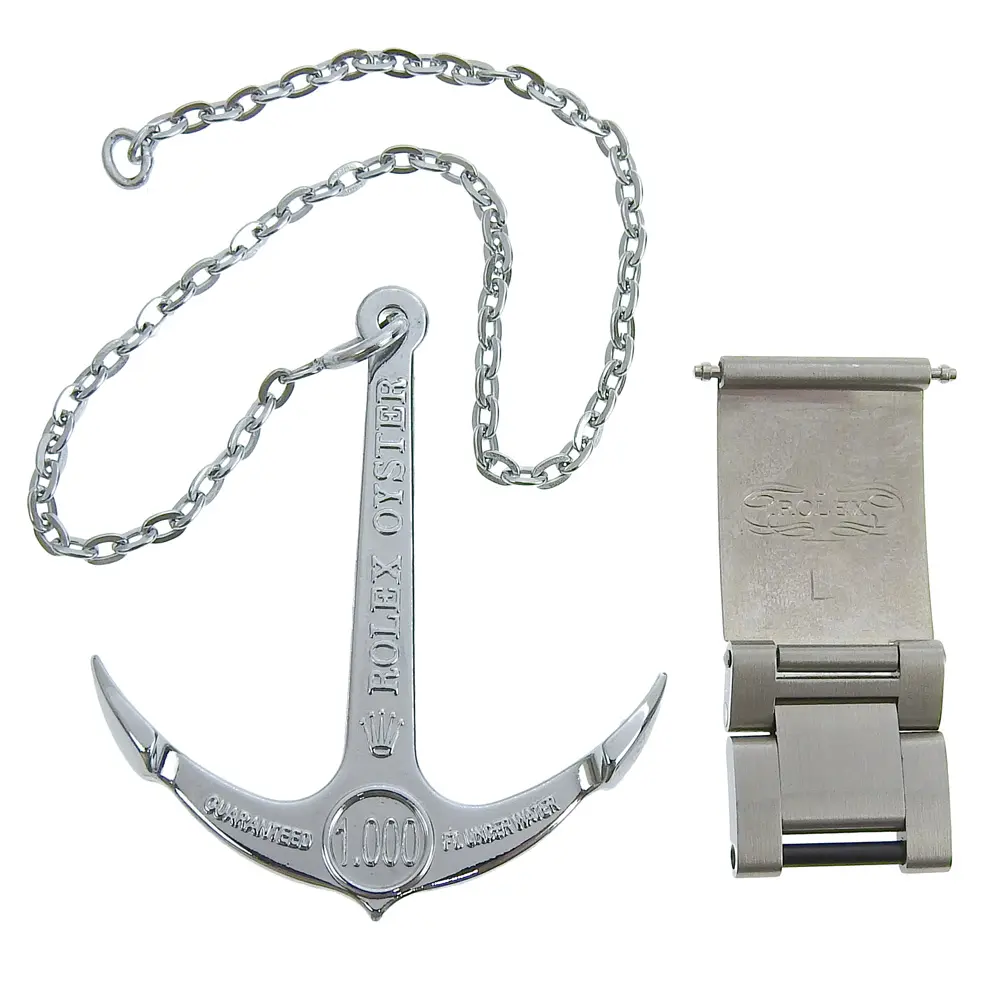 Pre-owned ROLEX Stainless Small Leather Goods Sea Dweller Extension L Steel Accessory