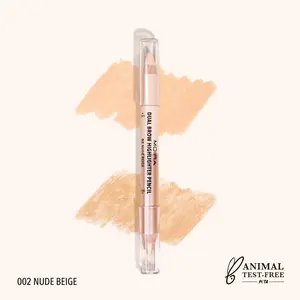 Moira Dual Brow Highlighter - Nude Beige