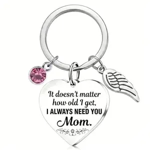 Mothers Day Gifts from Daughter Son, Mom Birthday Valentines Day Christmas Gifts Keychain Mother Stocking Stuffer