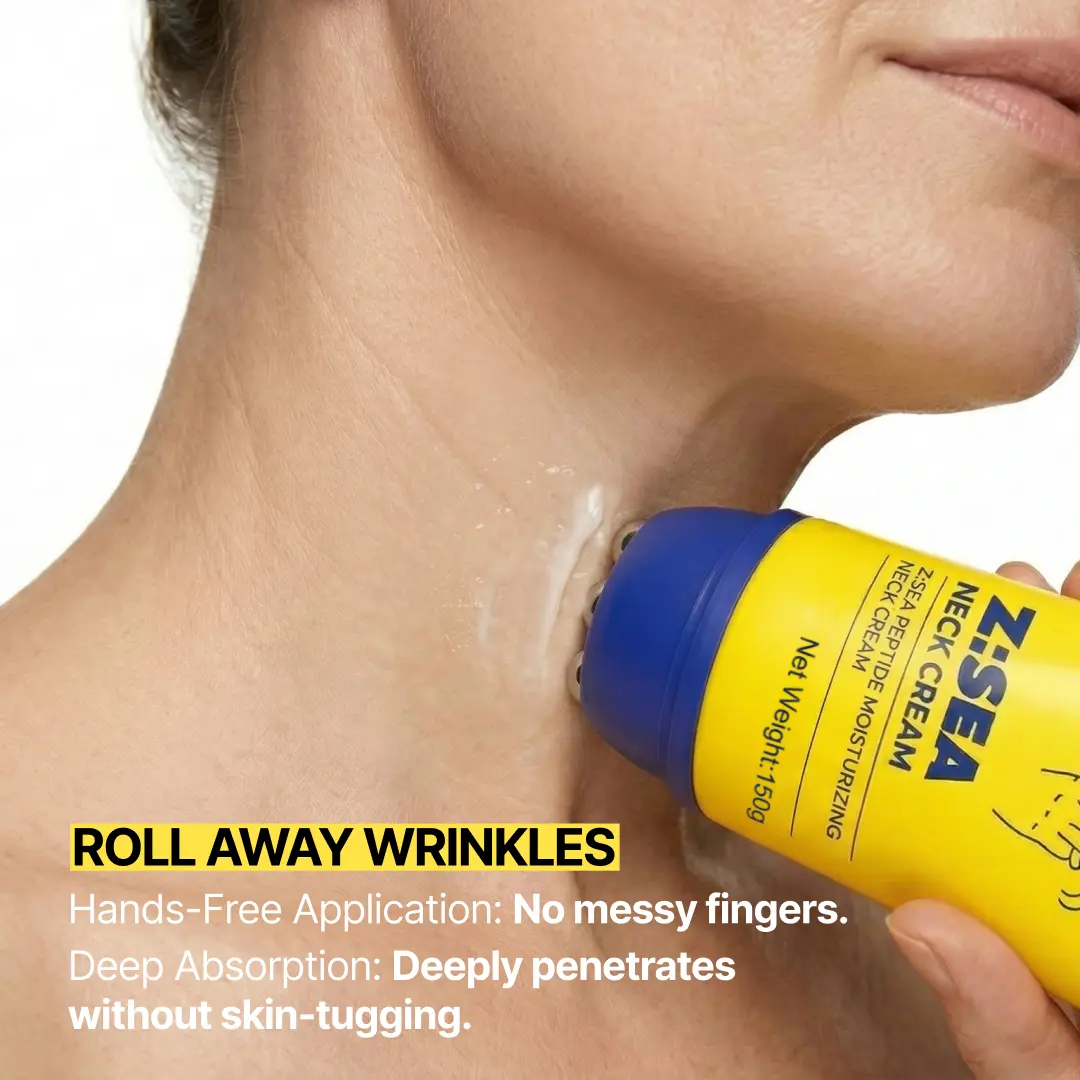 フェイスクリーム 39 Z:SEA Neck Firming Cream with Roller, Tighten and Lift Neck Cream