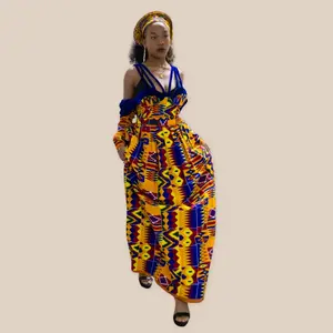 Women 2-in-1 African Kente Gown