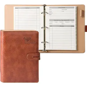 Client Record Book, Hair Stylist Client Profile Book-Binder and Client Record Cards with Alphabetical Tabs for Salons, SPA, Nail, Small Business(100 Sheets Profile Cards)