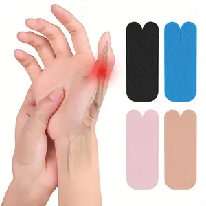 6pcs Elastic Self-Adhesive Hand & Wrist Support Patches - Breathable Fabric for Thumb, Fingers, Toes - Ideal for Running & Sports Protection, Thumb Support, Flexible Design, Secure Fit Design, Wrist Tape, Athletic Tape